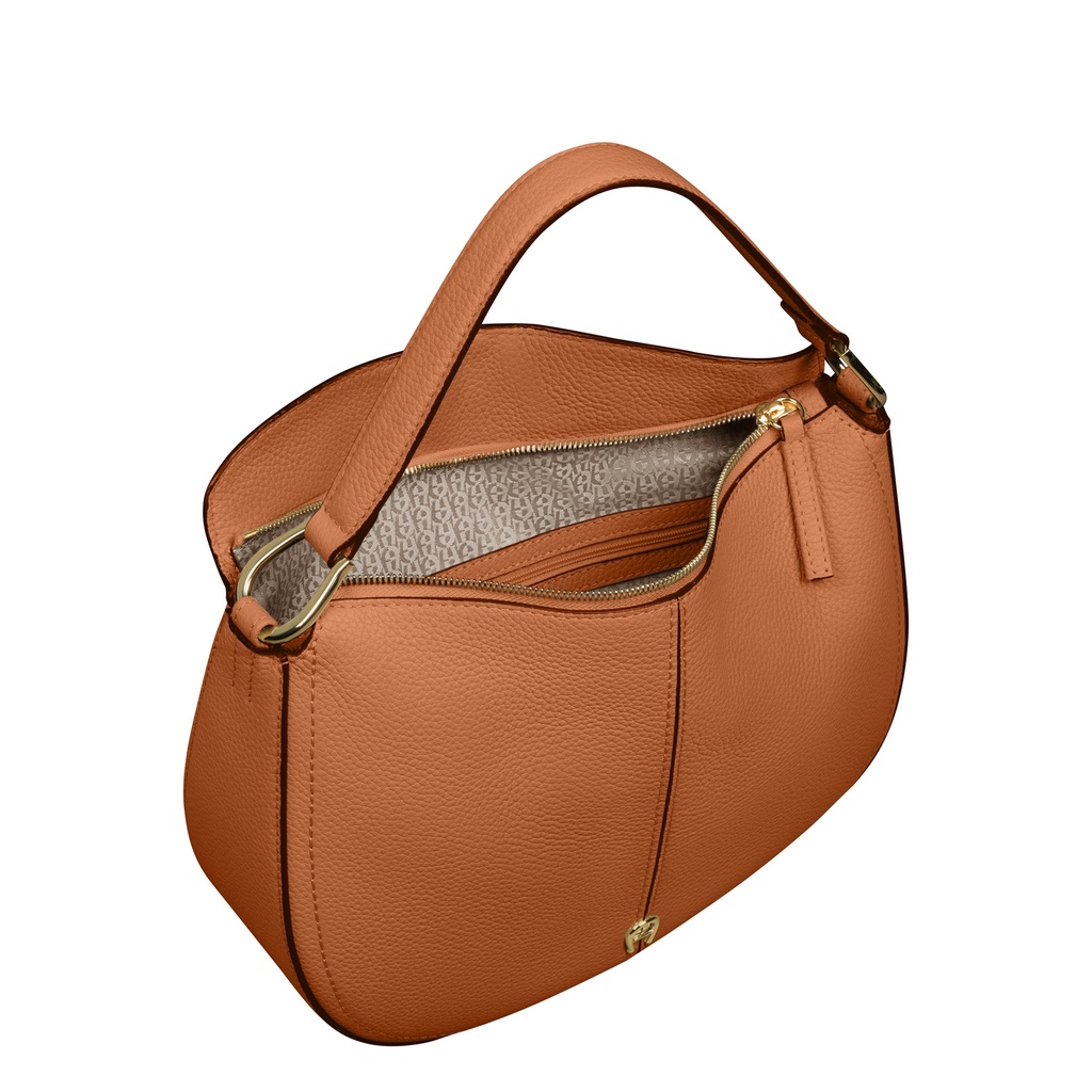 【AIGNER】SAVANNAH Hobo Bag M／ショルダーバッグ SAVANNAH HOBO BAG M | BLACK – Etienne AIGNER